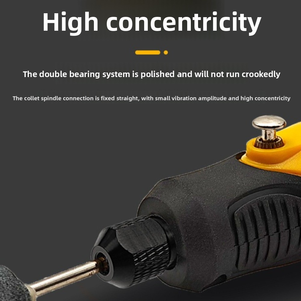 Cordless Rotary Tool Kit Accessories - Akumulatorowa mini szlifierka 3-biegowa z regulacją