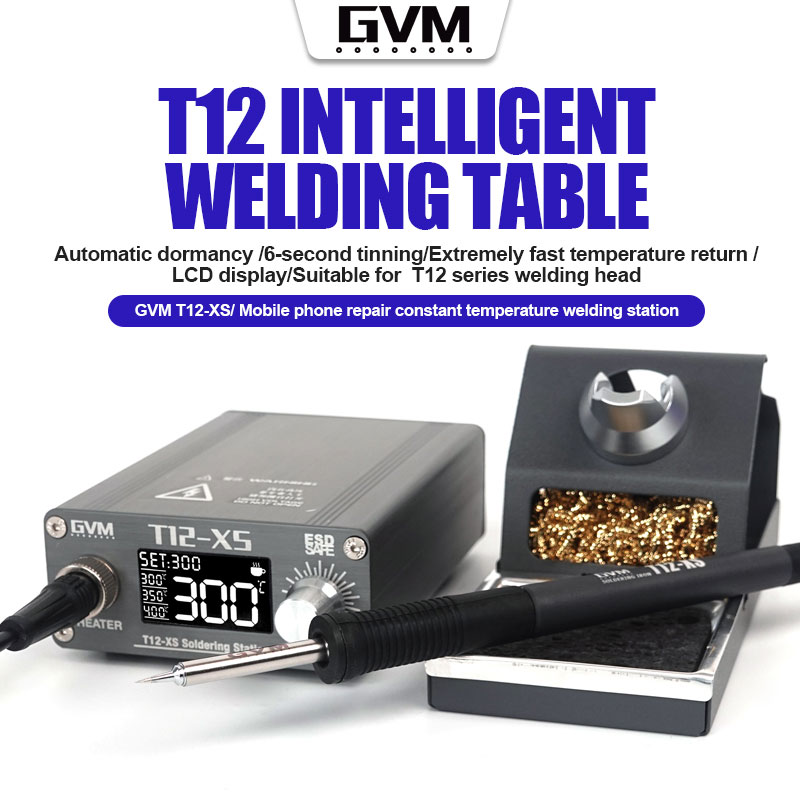 GVM T12-XS cyfrowy wyświetlacz – Digital Soldering Station T12 recenzja i cena
