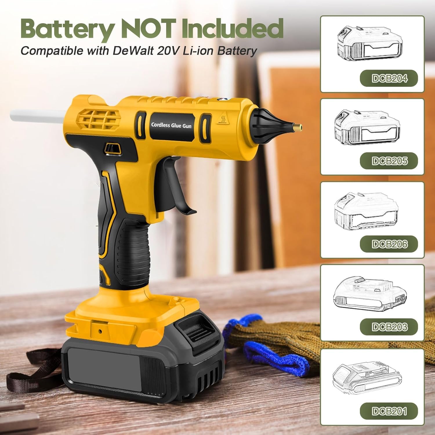 Bezprzewodowy pistolet do klej – Hot Melt Glue Gun Cordless recenzja i cena
